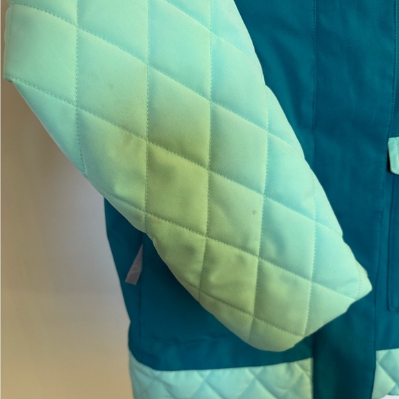 Spyder Girls Claire Jacket (10) Teal - Picture 6 of 13